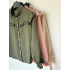 Blouse groen met ruffles